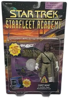 Star Trek Starfleet Academy Cadet Worf Action Figure Night Reconnaissance Suit