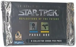 Star Trek Reflections Of The Future Phase One SkyBox 1995 Sealed Card Pack