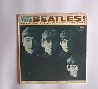 The Beatles Meet The Beatles Vinyl LP T-2047 1964 Capitol Rainbow Label