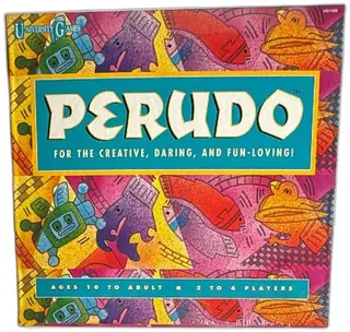 Perudo 1994 University Games Complete Bluffing Dice Game 2 To 6 Players