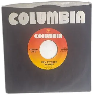 Men At Work Shintaro Its A Mistake 1983 Columbia 45 RPM Vinyl Single Original Sleeve