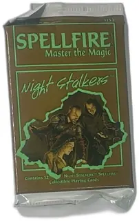 Spellfire Night Stalkers Booster Pack 12 Cards Factory Sealed 1995 TSR