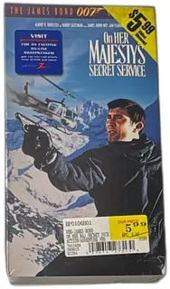 James Bond On Her Majestys Secret Service VHS MGM UA Sealed 1969 Action