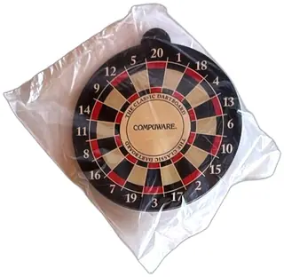 Compware Classic Dartboard Mini Promotional Set With Red Darts New In Bag
