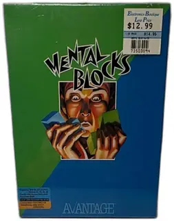 Mental Blocks PC Game Avantange Accolade 1989 Sealed IBM Tandy Commodore