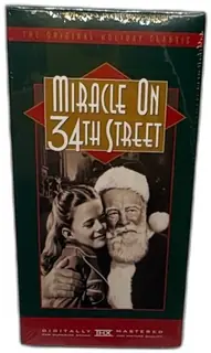Miracle On 34th Street 1947 VHS Sealed THX Digitally Mastered Holiday Classic