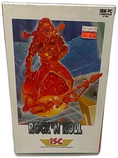 Rock N Roll IBM PC Game 1993 ISC Big Box Sealed Vintage 3.5 Disk DOS