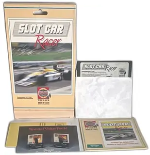 Slot Car Racer Commodore 64 128 1985 Thunder Mountain Leisure Genius Complete in Box