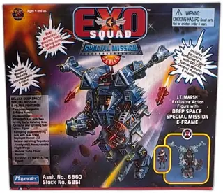 ExoSquad Special Mission J.T. Marsh Deep Space E-Frame Playmates 1995 New