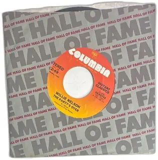Willie Nelson Always On My Mind The Partys Over Columbia 45 RPM Vinyl Single 1982