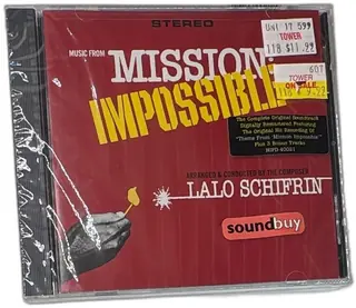 Mission Impossible Soundtrack CD Lalo Schifrin 1996 Remaster New Sealed