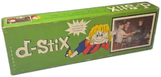 Vintage d-Stix Model 301 Construction Set 220 Pieces Geodestix Boxed