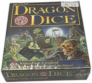 Dragon Dice TSR Kicker Pack 3 Undead 1996 Sealed Polyhedral Dice Set