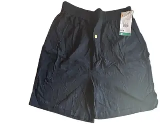 GreatLand Mens Black Cotton Boxer Shorts Size Medium New With Tags TP10015