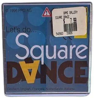 Lets Do Square Dance PPG AG 1996 Complete Puzzle Logic Game Vintage