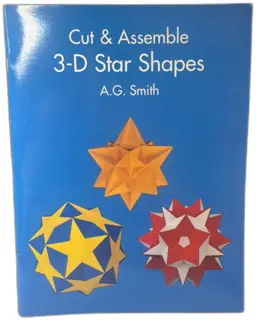 Cut & Assemble 3-D Star Shapes by A.G. Smith (1997, Dover, Paperback)
