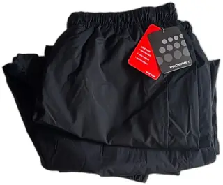 ProSpirit Mens Track Pants Size Large Ebony Black Polyester Nylon Lined New With Tags