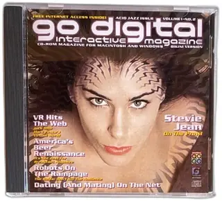Go Digital Interactive Magazine Vol 1 No 2 CD-ROM Acid Jazz Issue 1995 Mac Windows