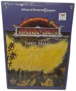 Dark Sun Forest Maker Advanced Dungeons And Dragons 2nd Edition TSR 1994 New
