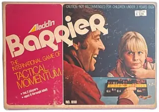 Aladdin Barrier 1975 Tactical Momentum Board Game Complete Vintage No 800