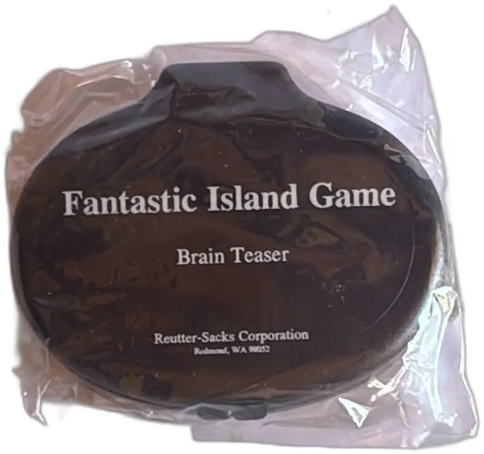 Fantastic Island Game Brain Teaser Puzzle Reutter-Sacks Corporation Vintage