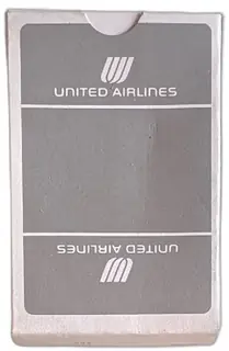 Vintage United Airlines Playing Cards Deck Gray Box Michaud Made In Taiwan R O C