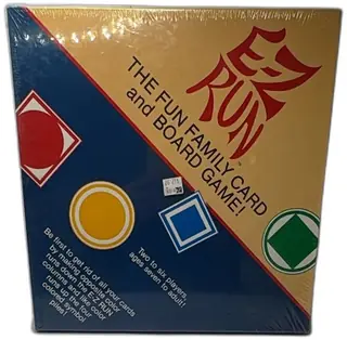 EZ Run Vintage Family Card And Board Game New Sealed Metatron USA 2-6 Players