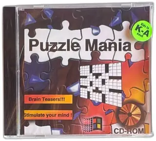 Puzzle Mania PC CD-ROM Brain Teasers Windows 3.1 486SX Kasco Tech New Sealed