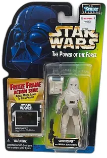 Star Wars Power Of The Force Snowtrooper Freeze Frame Action Slide Kenner 1997 M