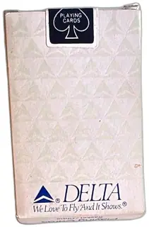 Delta Airlines Vintage Playing Cards Sealed Promotional Deck We Love To Fly