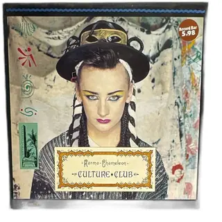 Culture Club Karma Chameleon and Ill Tumble 4 Ya 12 Inch Vinyl Record 1983 Virgi