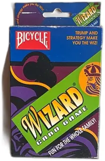 Bicycle Wizard Card Game 1986 Vintage Order 498 Complete Family Fun