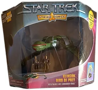 Star Trek Strike Force Klingon Bird Of Prey Valkris Kruge 1997 Playmates New