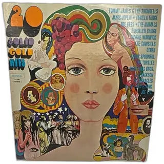 20 Solid Gold Hits Crystal Corp S1200 Stereo Vinyl LP Compilation Various Artists