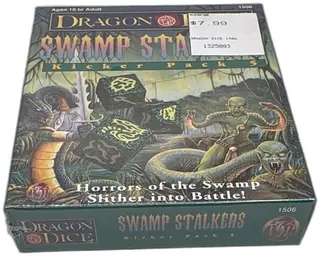Dragon Dice Swamp Stalkers Kicker Pack 5 TSR 1996 New Sealed Dice Expansion