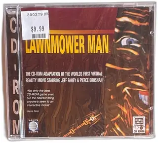 The Lawnmower Man PC CD-ROM 1993 Media Safari Sales Curve Sealed Vintage Game