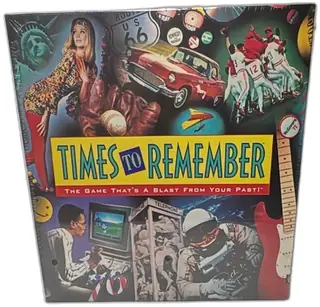 Times To Remember Board Game 1991 Milton Bradley Sealed Vintage Trivia