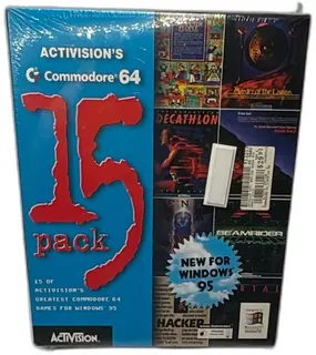 Activision Commodore 64 15 Pack Windows 95 CD-ROM New Sealed Box 1995
