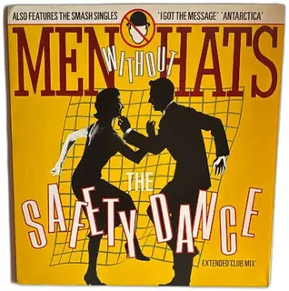 Men Without Hats The Safety Dance 12 Inch Vinyl Single Statik Records 1982 UK