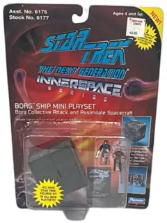 Star Trek Next Generation Innerspace Borg Ship Mini Playset 1994 Sealed