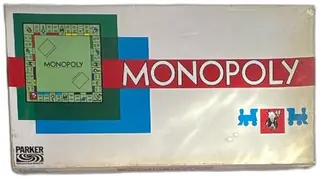 Vintage Parker Monopoly Board Game Germany 1960s Art Nr 601 1009 German Editio