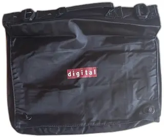 Vintage Digital Equipment Corporation DEC Black Nylon Laptop Messenger Bag Unused