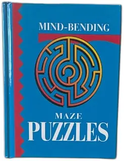 Mind Bending Maze Puzzles Lagoon Books 1999 Hardcover Brain Teaser Puzzle Book
