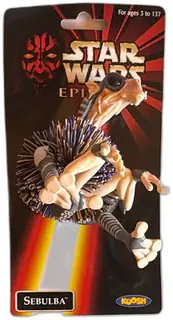 Star Wars Episode I Sebulba Koosh OddzOn Hasbro 1999 Figure New Carded
