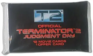 1991 Terminator 2 Judgment Day Impel Sealed Trading Card Pack 12 Movie Cards