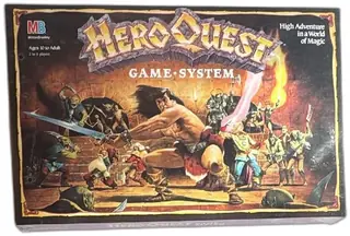HeroQuest Game System 1989 Milton Bradley Games Workshop Complete Vintage