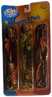 Sizzlin Cool Glider 3 Pack Toys R Us 2007 Foam Airplane Jets New Sealed