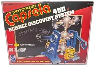 Capsela 450 Motorized Science Discovery System Vintage STEM Inventor Set 1978