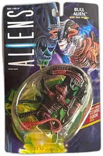 Kenner Aliens Bull Alien Action Figure 1992 With Face Hugger Dark Horse Comic