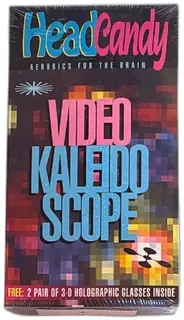 HeadCandy Video Kaleidoscope VHS Sealed 1993 Pacific Arts 3D Glasses Included